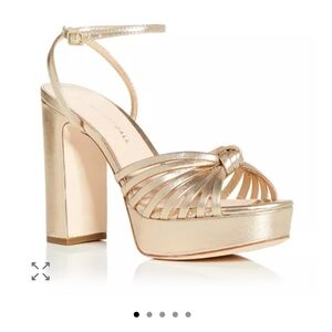 Loeffler Randall Rivka Champagne Knot Platform Sandal